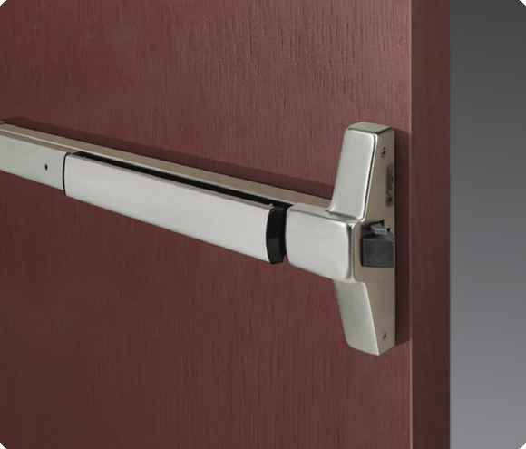 Exit Device on Commercial Door Exit Device on Commercial Door