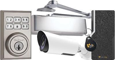 Security Products_Brands We Sell Smart Lock, Door Closer, Security Camera, Access Control Reader